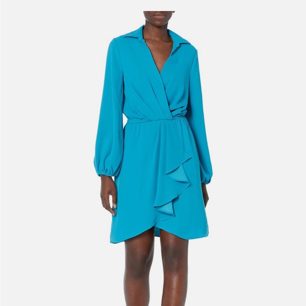 Trina Turk revelry faux wrap dress size 8